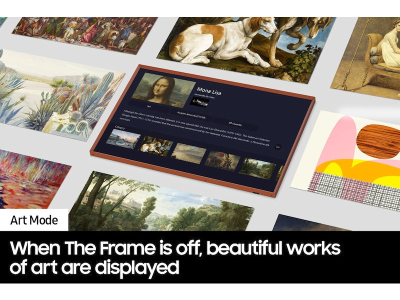 SAMSUNG QN50LS03BAFXZA 50" Class The Frame QLED 4K Smart TV (2022)